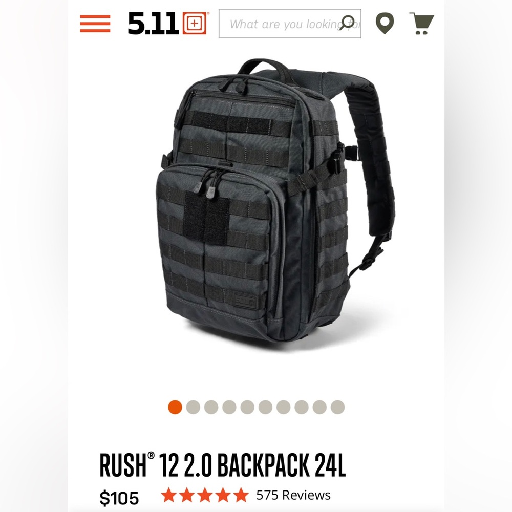 NWT 5.11 Tactical Series RUSH® 12 2.0 BACKPACK 24L